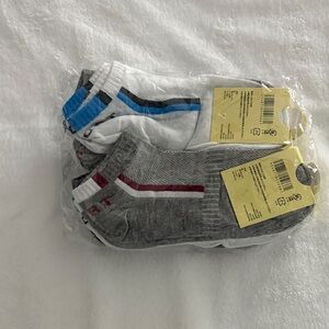 10 pairs Men's Athletic Socks Pack - Gray, White, and Blue